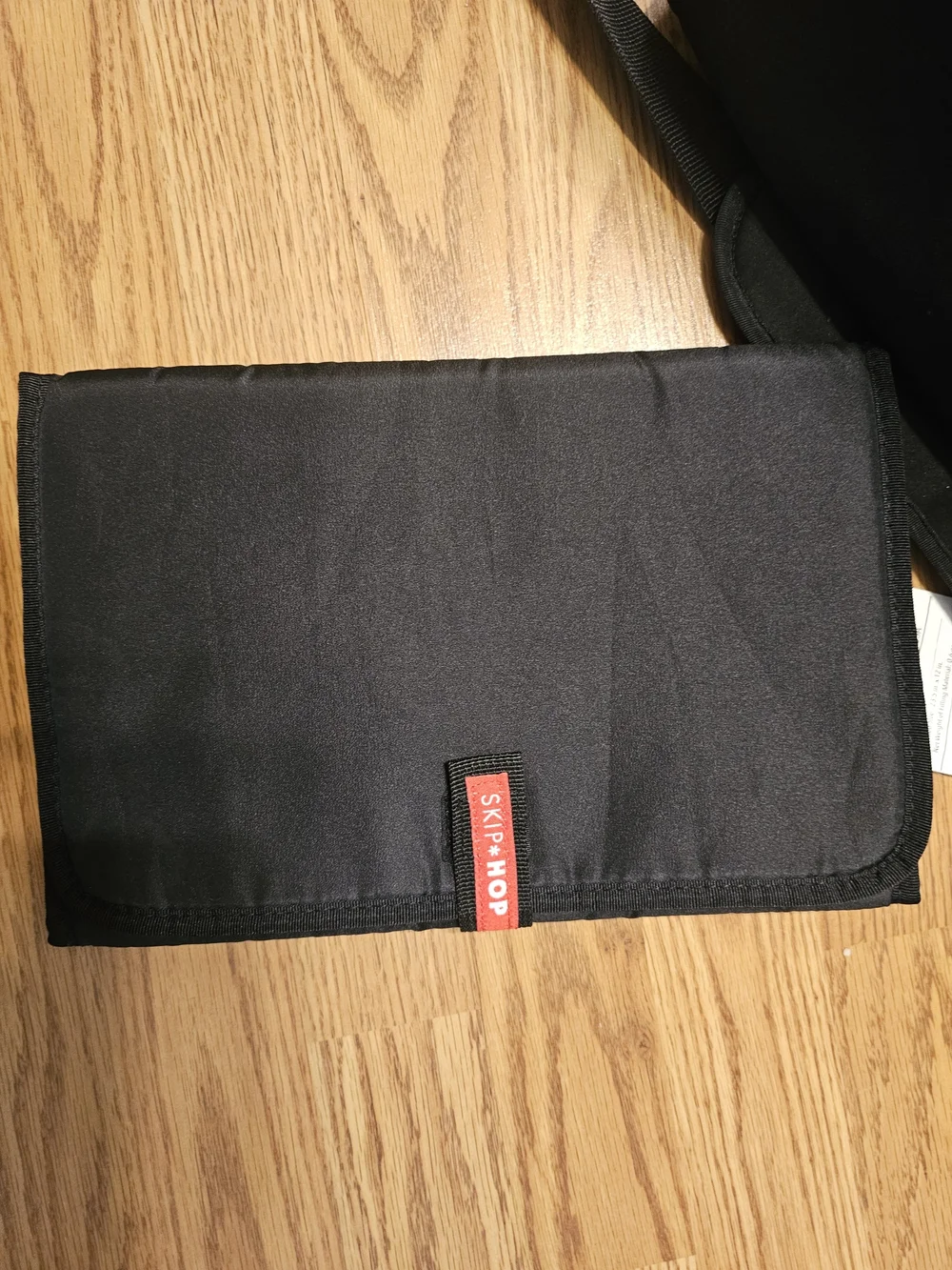 Skip Hop Black Large Diaper Bag with Multiple Front Pockets